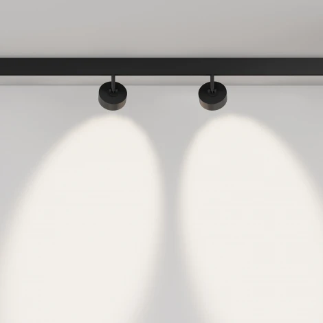 Трековый светильник магнитный 15W 48V Maytoni Lens TR217-4-15WTW-DS-B