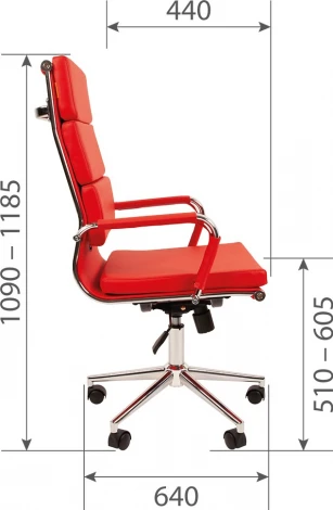 Компьютерное кресло CHAIRMAN 750 (Металл,Экокожа/Черный)