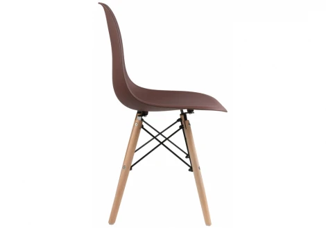 Пластиковый стул Woodville Eames PC-015 brown 11899