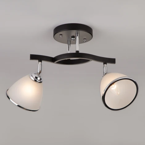 Потолочная люстра Eurosvet 9612 9612/2 хром/венге