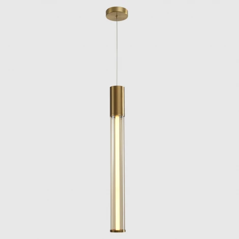 Подвесной светильник Crystal Lux LINEUP SP11W LED BRASS (220V, на проводе, круглые)