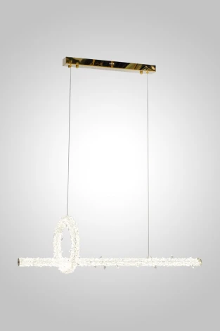 Подвесная люстра AM Group OVALE GD D1000+300 (220V, на тросе)