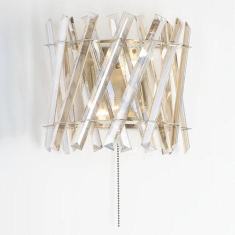 Настенный светильник Citilux Ингвар CL334423 (220V, хрусталь, выключатель)