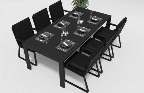 Стол Gardenini Malia (Алюминий/Темно-серый) TMLA.010022.T1