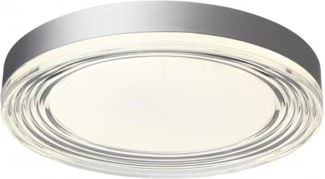 Светильник настенно-потолочный Sonex металл/акрил/серебро/прозрачный Sonex Mitra 7728/76L LED 76Вт INFINITA (220V, круглые)