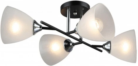 Потолочная люстра на штанге Imex MD.2142-4-S-BK+CH
