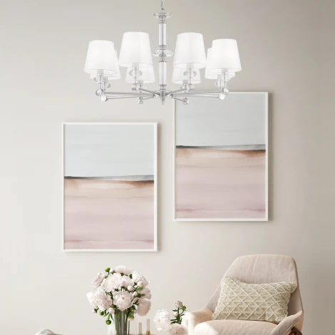 Подвесная люстра Maytoni Riverside MOD018PL-08CH (220V, на цепи)