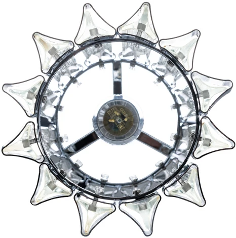 Подвесной светильник Arte Lamp Caravaggio A1059SP-1CC (220V, хрусталь, на проводе, круглые)