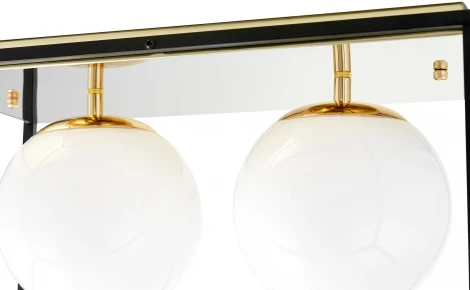 Потолочный светильник Lumina Deco Maldini LDC 8060-2 F.GD+BK (220V, шарики)