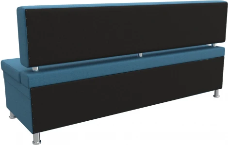 Диван кухонный прямой Стайл (Голубой/Рогожка) Лига Диванов арт.123911