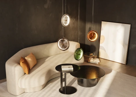 Подвесной светильник Freya Borbon FR5442PL-L11TR (LED, 220V, на тросе, круглые)