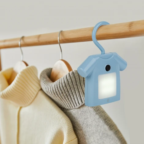 Ночник светодиодный с выключателем на батарейках ЭРА NLED-485-1W-SW-BU