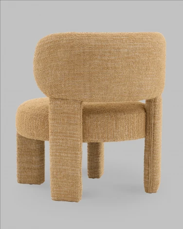 Кресло лаунж Fani горчичный Stool Group арт.УТ000041683
