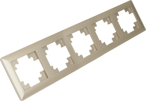 Рамка на 4 поста (шампань) Stekker Катрин 39806