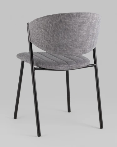 Стул Харпер ткань рогожка серый Stool Group арт.УТ000036752