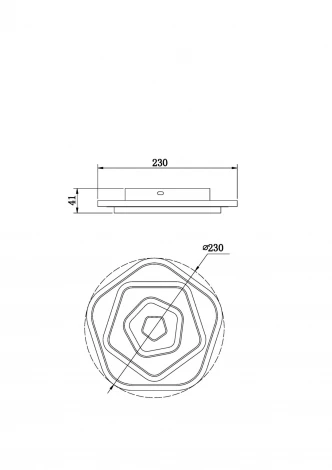 Потолочный светильник светодиодный Freya Iona FR10019WL-L23W