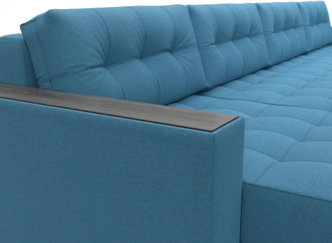 Диван П-образный с декором Лига-049 НПБ Лонг Лига Диванов (Рогожка) арт.128555