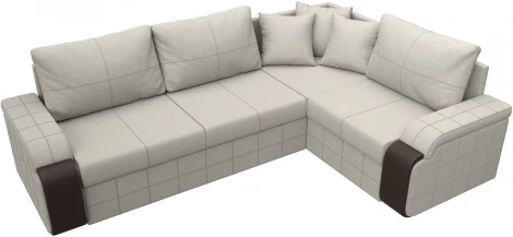 Диван угловой Николь правый угол Лига Диванов (Рогожка) арт.126000