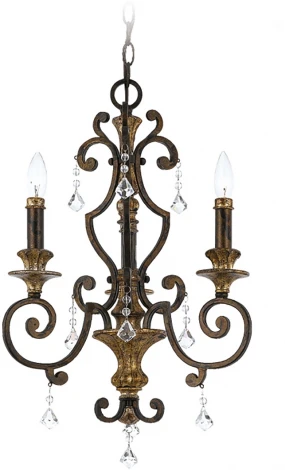 Подвесная люстра Marquette QZ-MARQUETTE3 Quoizel (220V, на цепи, свеча)