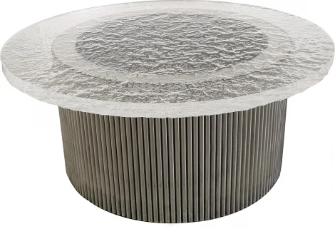 Стол журнальный IST-CASA Баухаус MH1792CT, 80х35см, серебро