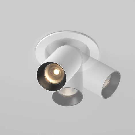 Встраиваемый светильник Maytoni Focus Led C071CL-7W3K-WB (220V, круглые)