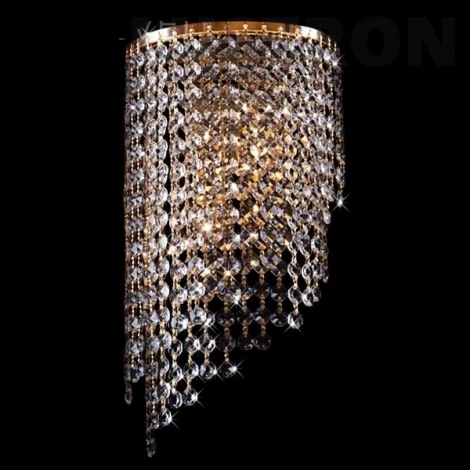 Настенный светильник Eurosvet 3102 3102/2 золото / прозрачный хрусталь