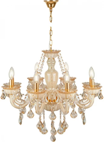 Подвесная люстра AM Group KAMILA KAMILA SP8 WH (220V, на цепи, подсвечник, свеча)