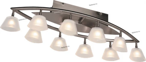 Потолочная люстра N-Light P-799 P-799/10 satin chrome