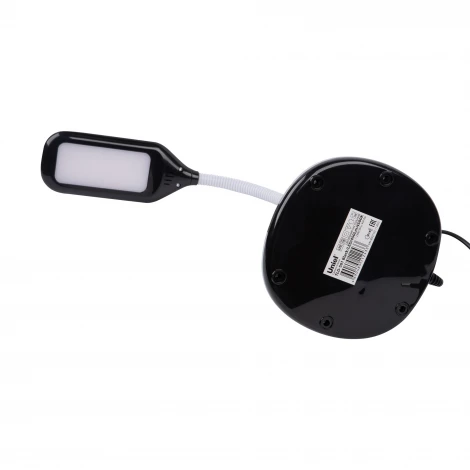 Интерьерная настольная лампа для школьника Uniel TLD-561 Black/LED/450Lm/4500K (220V, выключатель)