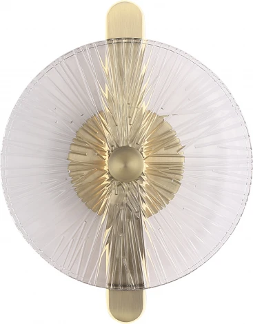 Настенный светильник ST Luce Wasi SL6141.301.01 бронза/прозрачный LED 1*11W 4000K (220V, круглые)