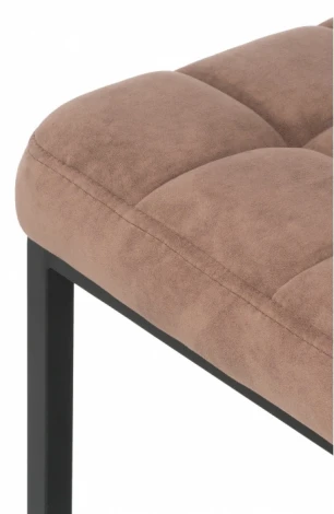 Барный стул Woodville Лофт (Металл, Велюр/Черный) арт.614951