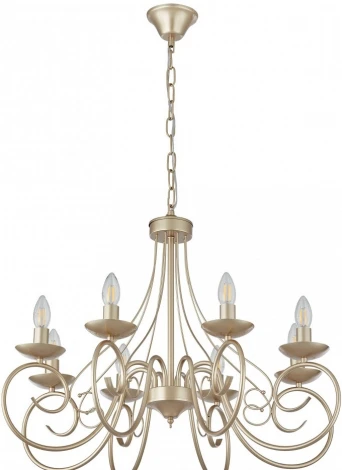 Подвесная люстра Arte Milano AM349159 349159/8 CG (220V, на цепи, подсвечник, свеча)