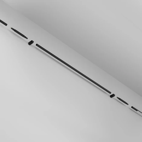 Соединитель прямой 1000 мм Maytoni Accessories For System Axity CA001-L1000-B (48V)