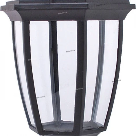Подвес уличный Horoz Leylak, 1 плафон, черный с прозрачным
