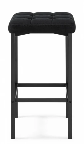 Барный стул Woodville Лофт (Металл, Велюр/Черный) арт.614949