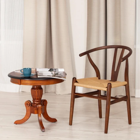 Стул Wishbone/Вишбон (мод.CB2212) / 1 шт. в упаковке дерево вяз, 57*50.5*79.5, Темный Орех (№5) Tetchair 20506