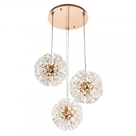 Подвесной светильник хрустальный Modelux MODESTYLE MS.9029.18 GD
