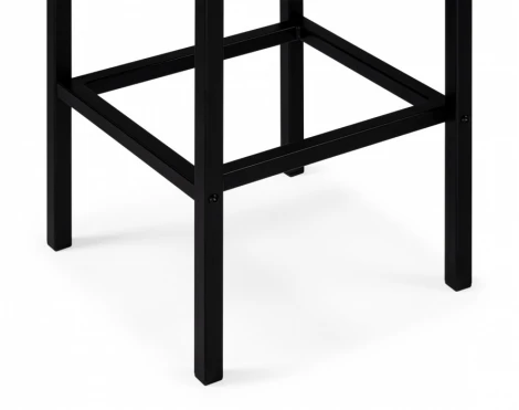 Барный стул Woodville Лофт (Металл, Рогожка/Черный) арт.614945