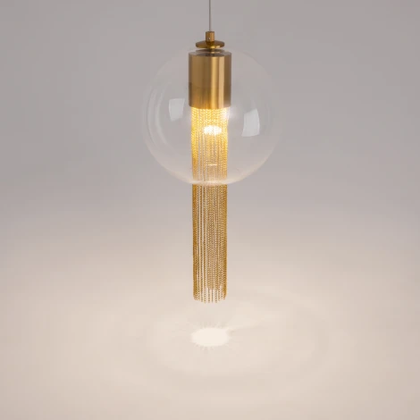 Подвесной светильник Maytoni Flusso P095PL-01BZ1 (на проводе, шар)