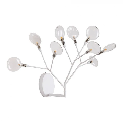 Бра Crystal Lux Evita AP9 WHITE/TRANSPARENT