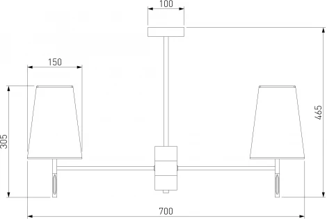 Потолочная люстра на штанге Milazzo 60137/6 Eurosvet хром (220V)