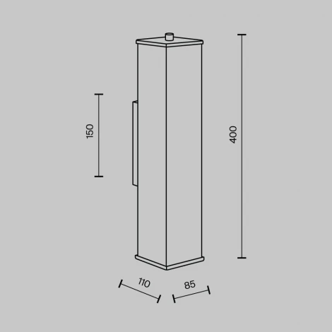 Бра светодиодное Modelux MODESTYLE MS.108.400 BS