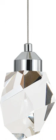 Подвесной светильник (12053/1P Chrome) Indigo Cristallo V000133L (LED, 220V, на проводе)