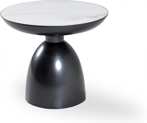 Столик журнальный Nofon mid (Керамика/Белый,Черный) ОГОГО Обстановочка! арт.888831