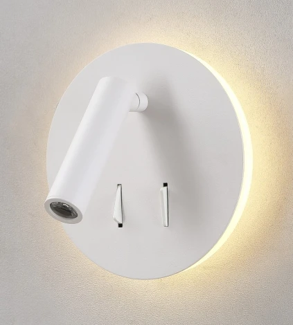 Бра для чтения Crystal Lux CLT 223 223W WH (LED, 220V, выключатель)