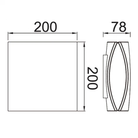 Настенный светильник уличный Oasis Light W1869 S