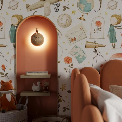 Настенный светильник Odeon Light Confucius 7011/5WL латунь/камень/медь IP20 LED 1*5W 3000K 220V