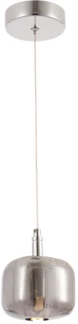Подвесной светильник Crystal Lux BOX SP1 CHROME/SMOKE (220V, на проводе)