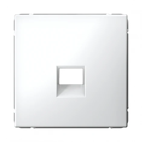 Накладка для компьютерной/телефонной розетки RJ-45/RJ-11 (белый) Systeme Electric GAL000184
