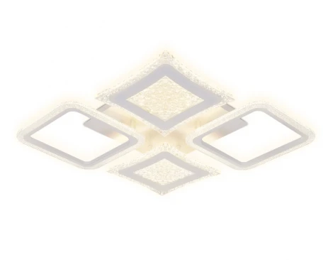 Потолочная люстра Ambrella Acrylica Original FA430 (регулировка яркости, LED, 220V, пульт управления, управление смартфоном, умный дом - PC.Lamper)